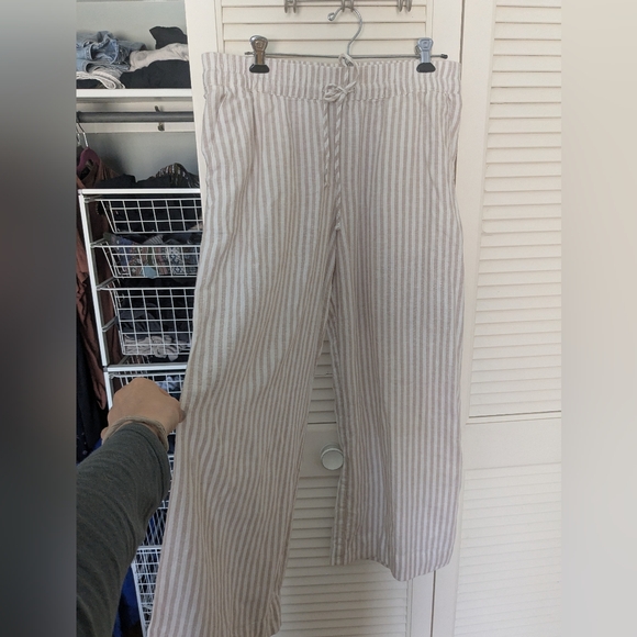 A New Day Striped Wide-Leg Linen Pants - Picture 2 of 4